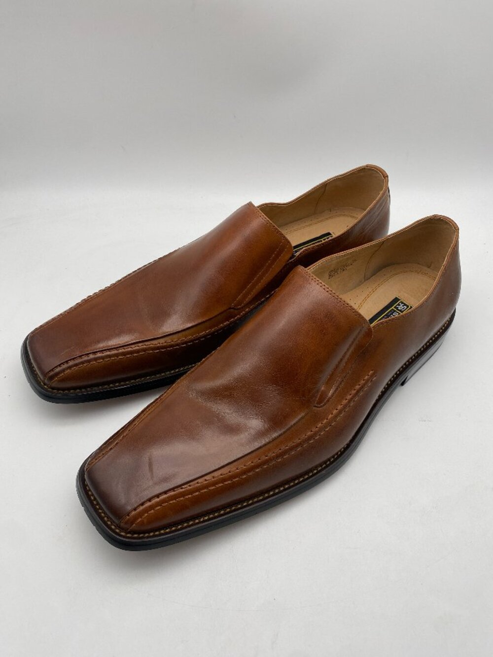 STACY ADAMS HILLMAN COGNAC # 24199 US MEN SIZE 13M